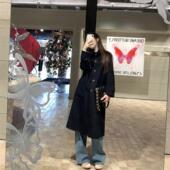 BOOMLIMIT 小田大衣2.0 小个子双面双色羊绒羊毛双面呢手工大衣