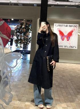 BOOMLIMIT 小田大衣2.0 小个子双面双色羊绒羊毛双面呢手工大衣