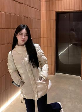 BOOMLIMIT/Barante 90白鸭绒收腰连帽短款羽绒服外套