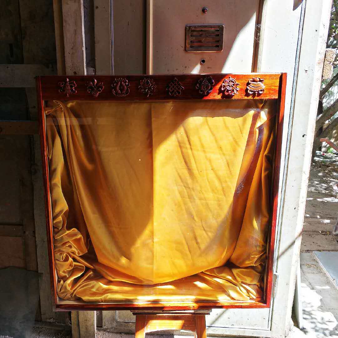 实木玻璃防尘展示架防尘罩宝佛像玉器灵芝罩子玻璃罩摆件工艺品