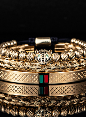 morooki男不锈钢欧美手镯手链