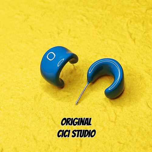 CICISTUDIO精工滴釉多巴胺耳环
