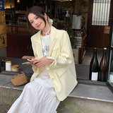 2025春秋时尚袖口蝴蝶结宽松西装B127A-6718-P135K208，女装西装，浙宝127A