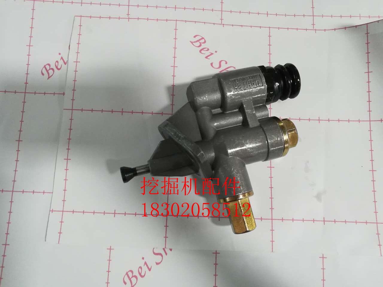 挖掘机配件 6D114 小松挖机 PC360-7手油泵 康明斯发动机 输油泵