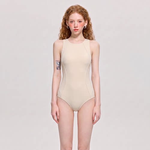 泳衣女2026新款游泳馆专用游泳衣女竞速显瘦高级感泳装成人