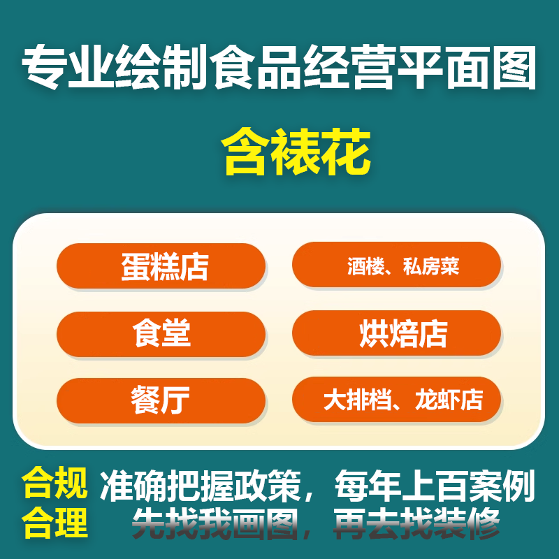 餐饮食品经营许可平面图商铺自制饮品店铺小餐饮装修物业装饰cad-封面