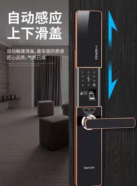 TRJZN智能锁指纹密码刷卡防小黑盒