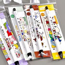 新款ZEBRA斑马中性笔JJ6蜡笔小新限定DIY学生考试刷题按动水笔0.5