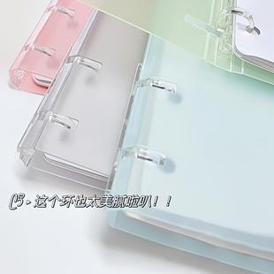 日本KOKUYO国誉四孔活页本B5可拆卸替芯Campus笔记本子不硌手A5