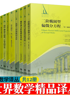 世界数学精品译丛12册 二阶椭圆型偏微分方程 现代动力系统理论导论 算法数论 泛函分析 群论与量子力学 金融优化方法 偏微分方程