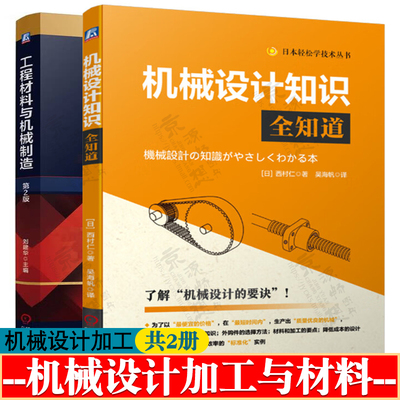 机械设计知识全知道+工程材料与机械制造 金属材料成形工艺及应用 机械加工方法 加工工艺规程 金属材料热处理 工程塑料及成型技术