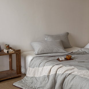 无印日式 全棉夏被子棉麻空调被纯棉被芯棉被夏凉被学生宿舍夏被