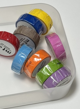 纯色胶带MT01P509~517基础款手账拼贴