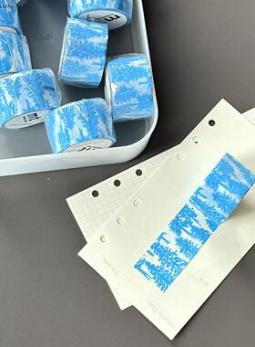 MT胶带手帐拼贴雪松皆川明