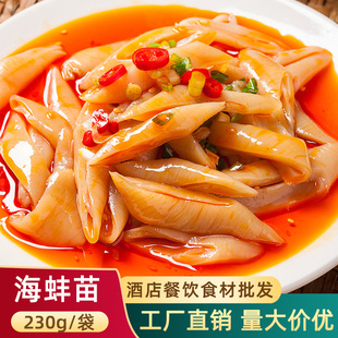 椒香海蚌苗 即食凉拌象拔蚌酒店凉菜冷盘海笋贝KTV吧半成品预制菜