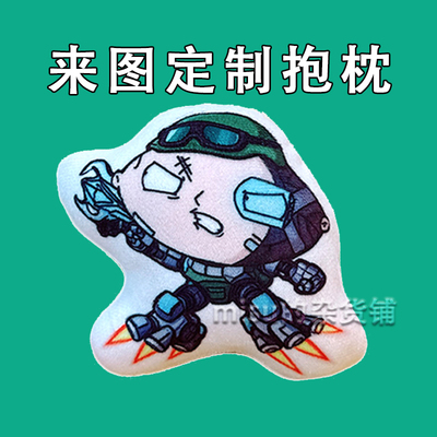 毛绒抱枕填充饱满来图定制