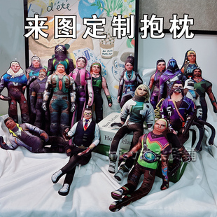 无畏契约老鼠干定制店铺约稿尚博勒人形抽象玩偶抱枕铁丝棉花娃娃