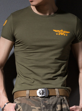 军绿色特种兵t恤男短袖体能训练服正品军事风男装战友聚会衫