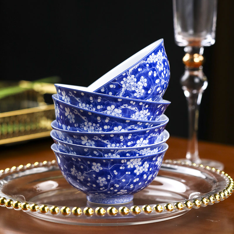 高颜值高温高白瓷釉下彩饭碗2025