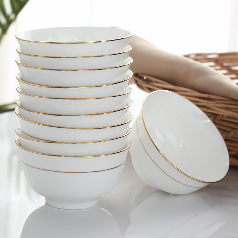 陶瓷饭碗骨瓷家用餐具中式