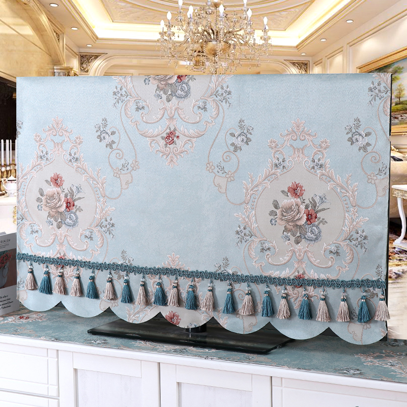 2024新款液晶电视机防尘罩55寸65寸75电视防尘盖布壁挂式电视罩套