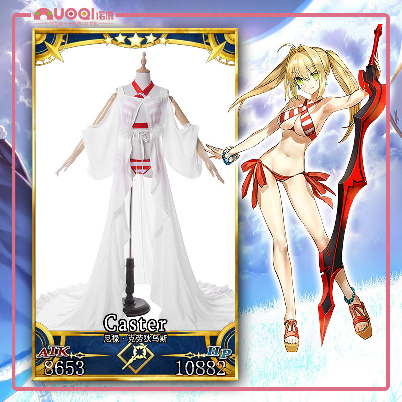 诺琪fate grand order fgo尼禄·克劳狄乌斯 泳装 一破/满破cos服