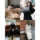 三喜threec 保暖羽绒服外套女 升级款 长款 韩女羽绒2.0不挑身材