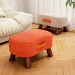 小凳子家用矮凳简约换鞋凳客厅沙发脚踏凳软包小板凳肥皂凳小椅子