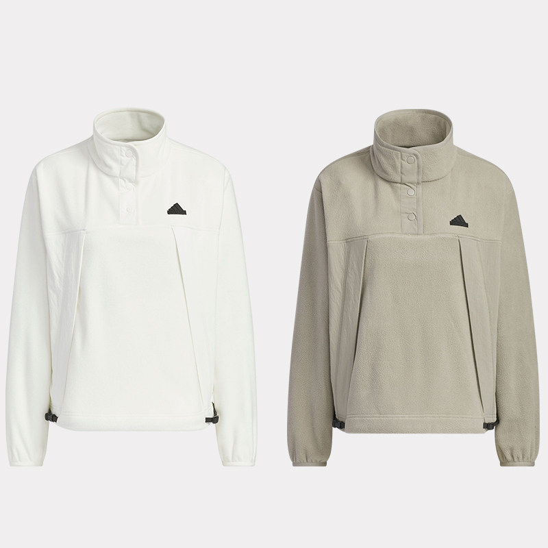 Adidas阿迪达斯CESP SWEAT半开襟运动休闲套头衫JE8581 JE8582