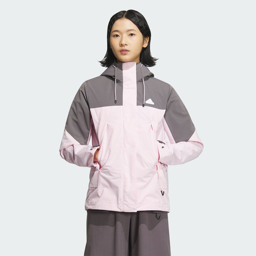 阿迪达斯CESP 3IN1 JKT女子三合一休闲连帽夹克外套 JE8588