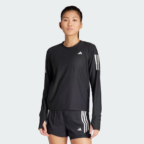 Adidas阿迪达斯OTR B LS女子速干日常跑步运动长袖T恤 IN1568