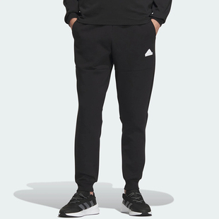 阿迪达斯男子春秋新款运动休闲跑步宽松透气小脚收口长裤 IX8349