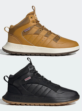 阿迪达斯FUSION STORM加绒保暖中高帮运动休闲鞋JP7714 JP7715