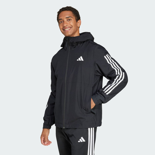 Adidas阿迪达斯ESS 3S R.R JKT男子运动休闲连帽夹克外套 JD1043