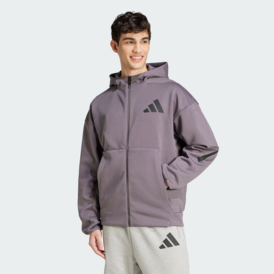 阿迪达斯ZNE FULL-ZIP男子运动休闲连帽夹克外套 JD2911