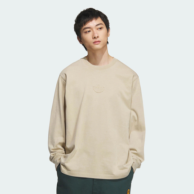 阿迪达斯WASHED SS TEE M男子复古运动长袖圆领T恤 JV6936
