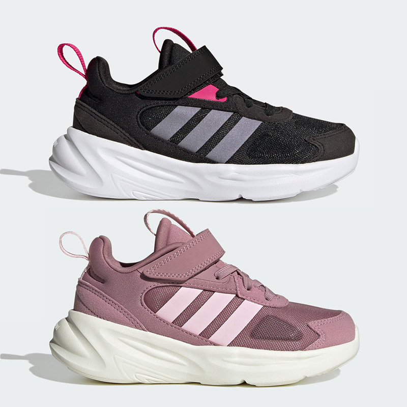 阿迪达斯OZELLE中大童减震透气魔术贴运动休闲鞋 GW1563 IG0427