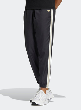 阿迪达斯三叶草春秋运动跑步休闲舒适宽松透气收口小脚长裤H47116