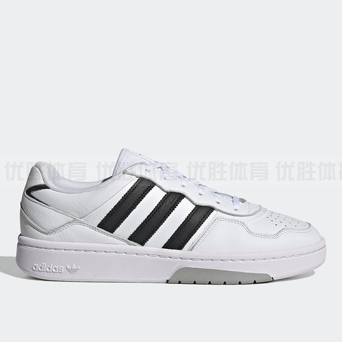阿迪达斯COURTIC三叶草 低帮耐磨休闲运动板鞋GX6318 GX6319