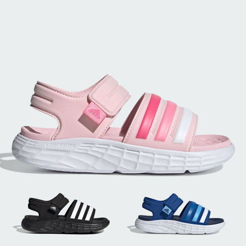 阿迪达斯DURAMO SANDAL SL K缓震魔术贴休闲凉鞋HP5832 ID3534
