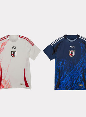 阿迪达斯JFA A JSY AU日本队球员版足球短袖球衣IU0957 IU0960