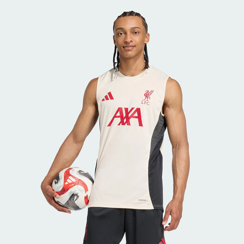 Adidas阿迪达斯LFC SL JSY利物浦足球训练无袖球衣 JV6557