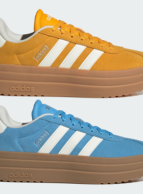 阿迪达斯VL COURT BOLD女子复古厚底运动休闲板鞋KJ6854 KJ6857