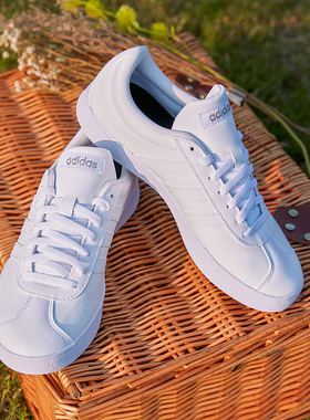 阿迪达斯NEO VL COURT 2.0男女小白鞋运动休闲低帮耐磨板鞋B42314