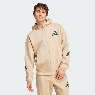 Adidas阿迪达斯ZNE HOODED男子轻薄保暖连帽夹克外套 JF2445