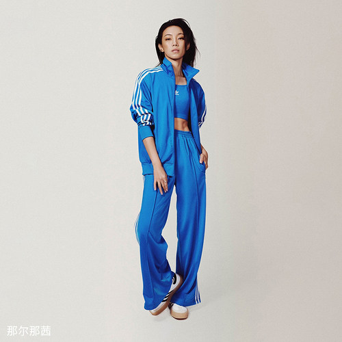 阿迪达斯ADICOLOR FIREBIRD女子复古宽松运动长裤 IP0633 IP0634