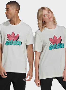 Adidas阿迪达斯5 AS TEE男女居家运动短袖T恤 H13480 H13481