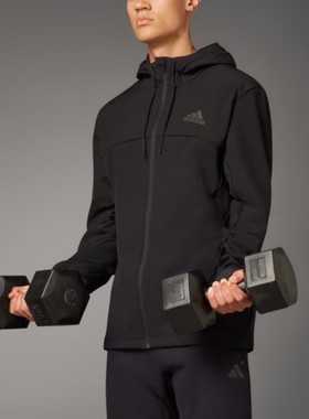 Adidas阿迪达斯C.RDY WO FZ HD运动健身连帽夹克外套 HS7494