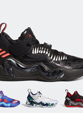 阿迪达斯D.O.N. Issue 3米切尔大童运动实战篮球鞋GZ5494 GZ5495