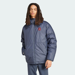 Adidas阿迪达斯MUFC SZN DW JK曼联双面穿运动休闲羽绒服 IT4182
